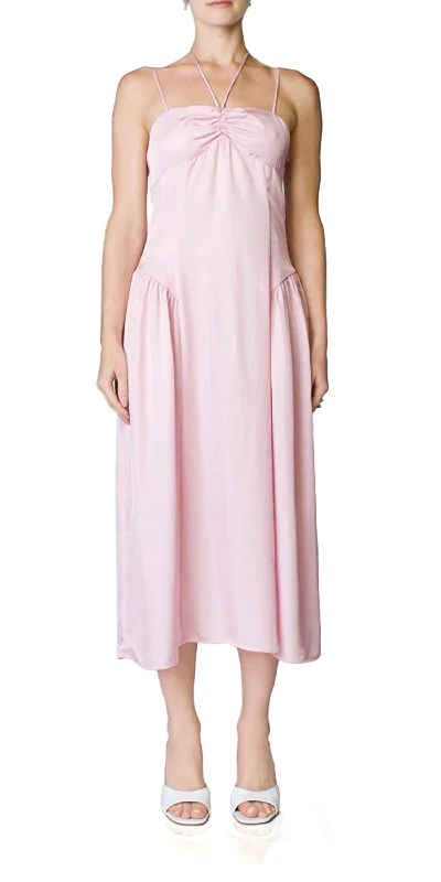 Women's Clothes For Outdoor Events Beat the Heat in Tropical Styles Aurora Midi Dress In Peony