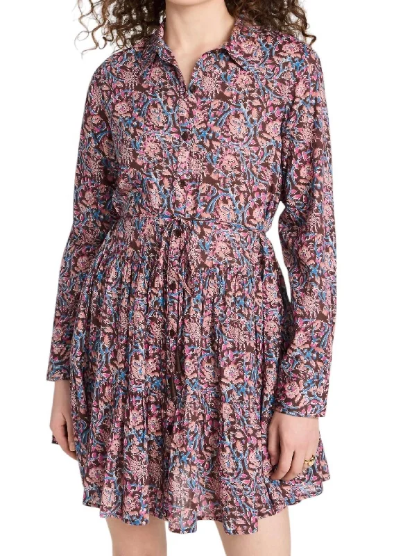 Women's Stylish Casual Garments Early Access to Art Deco Styles Sale Anna Shirt Dress In Bella Floral