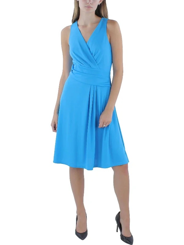 Formal Garments For Women Lighten Up with Nordic Styles Womens Surplice Jersey Midi Dress