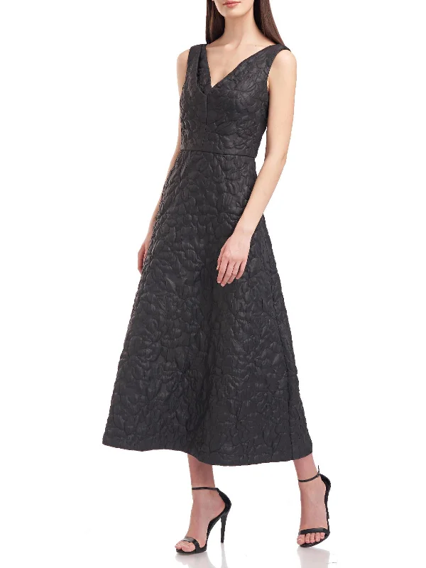 Women's Resort Garments Luxe Layering Sloane Womens Textured Long Midi Dress