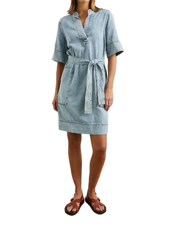 Women's Everyday Attire Buy More, Save More Chancey Midi Dress In Faded Indigo