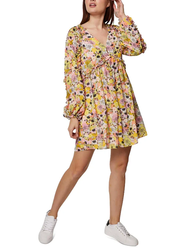 Women's Elegant Clothing Sets Flash Deals Womens Floral Short Mini Dress