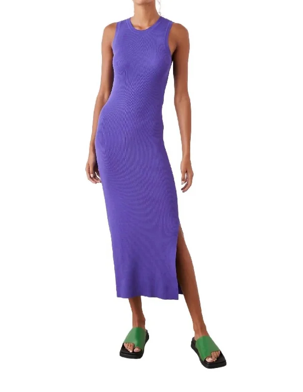 Fashionable Women's Clothes Mid - Season Sale Syd Midi Dress In Purple