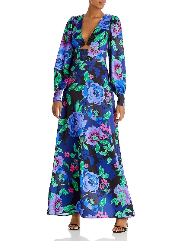 Women's Clothing For Travel Feminine Charm Womens Floral Print Long Maxi Dress