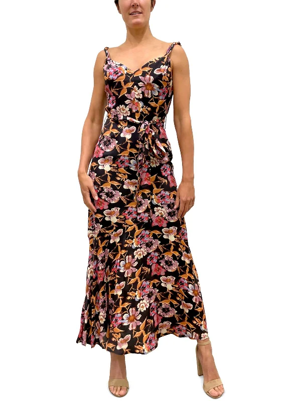 Tailored Clothing For Women Sophisticated Cut Womens Floral Print Long Maxi Dress