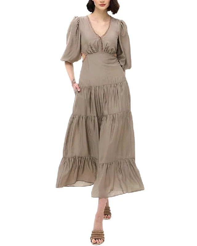 Women's Casual Wear Clothes Discounts on Casual Weekend Styles BGL Silk-Blend Midi Dress