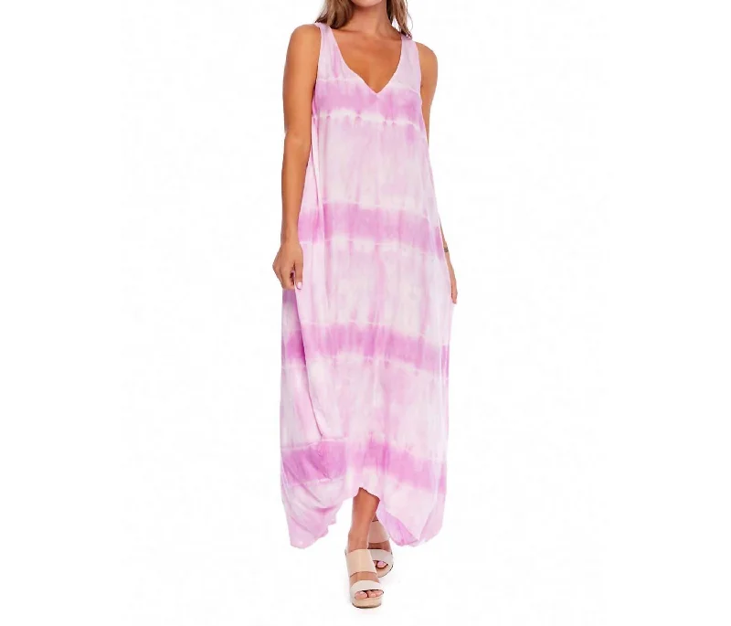 Affordable Luxury Women's Apparel Dreamy Aesthetic Hyatt Maxi Dress In Lilac