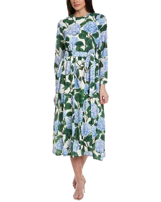 Women's Clothing For Outdoor Events Nordic Minimalist Home Look YAL New York Printed Midi Dress