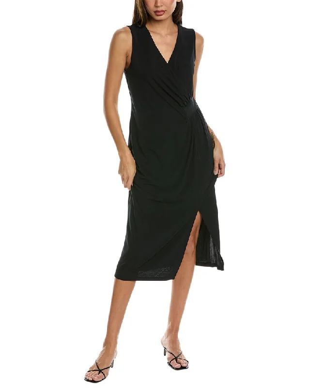 Women's Night-Out Clothes Score Big on Glamorous Red - Carpet Styles Anne Klein Surplice Midi Dress