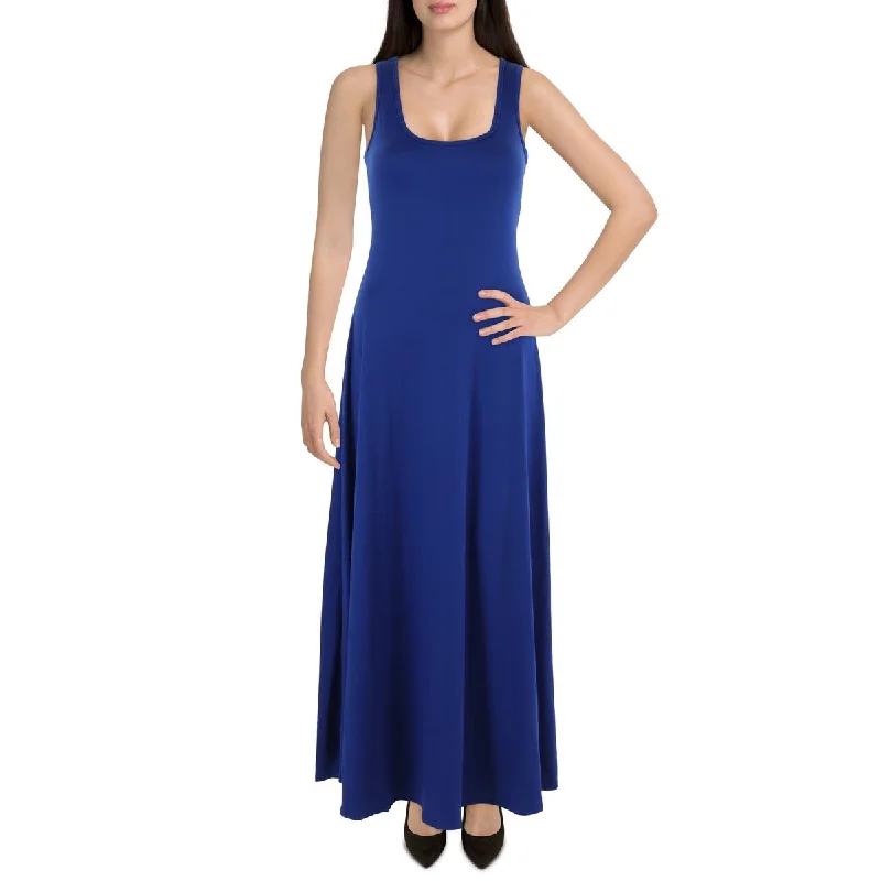 Timeless Women's Apparel Urban Sophistication Womens Scoop Neck Sleeveless Maxi Dress