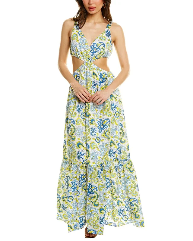 Women's Wedding Apparel Spring Fling Sale Ash & Eden Pari Cutout Maxi Dress