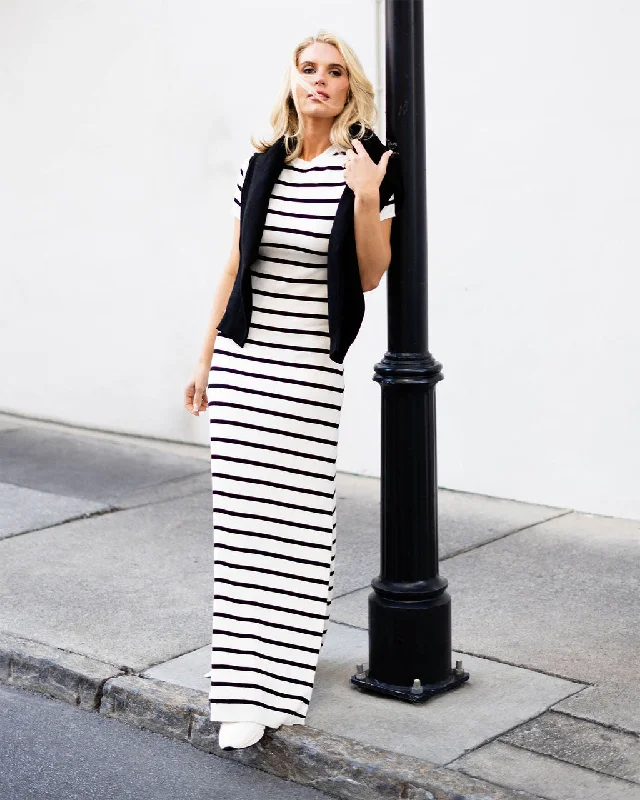 Women's Vacation Garments Anniversary Sale Essential Striped Maxi Dress