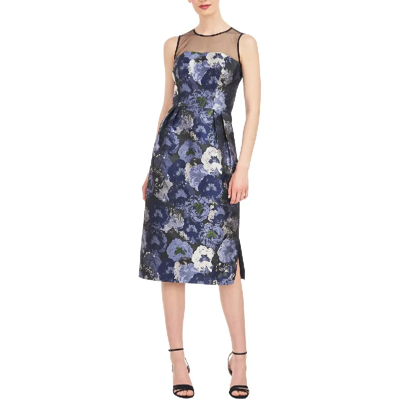 Affordable Women's Clothing Buy More, Save More Womens Floral Print Mini Cocktail And Party Dress