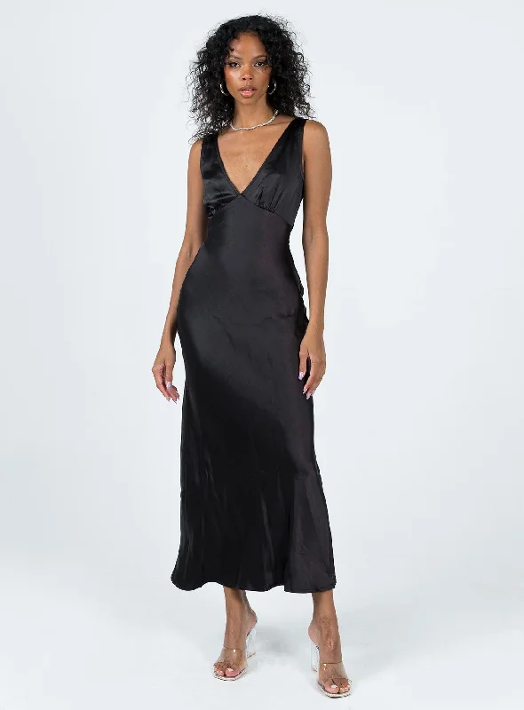 Modern Women's Clothes Modern Romance Nellie Maxi Dress Black