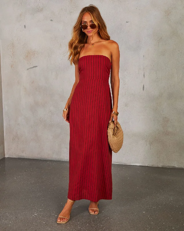 Women's Seasonal Wardrobe Clothing Final Clearance Need You Always Strapless Maxi Dress