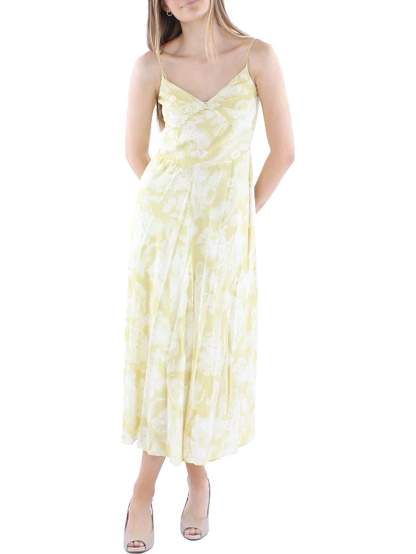 Women's Activewear Outfit Tropical Island - Inspired Attire Womens Floral Print Long Maxi Dress