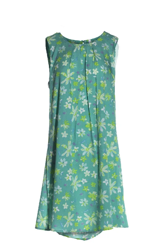 Vintage-Inspired Women's Apparel Boho - Chic Festival - Ready Style Sleeveless Viscose Dress | Jade Daisy | 3340AR