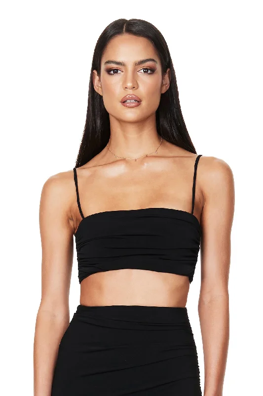 Women's Clothing Sets Sophisticated Cut Nookie Aria Crop - Black