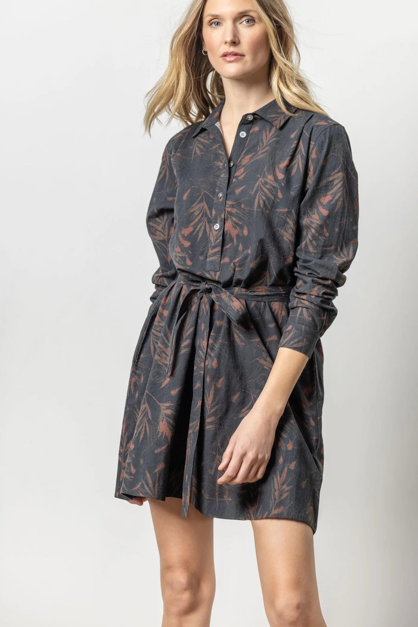 Women's Casual Apparel For Weekends Spring Fling Sale BELTED SHIRT DRESS