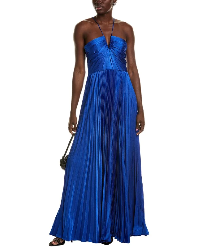 Stylish Clothes For Women Limited - Edition Drops ML Monique Lhuillier Indigo Gown