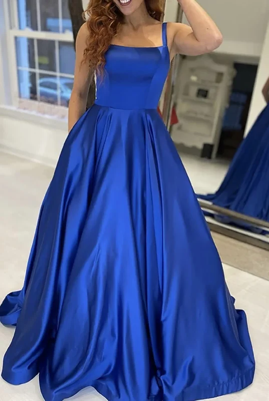 Casual Attire For Women Parisian Effortless Chic Style Women Satin Prom Dresses Long Evening Gowns Formal Party Dress YPD535