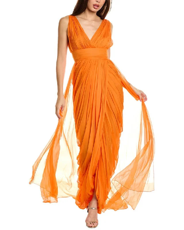 Women's Comfortable Clothes For Weekends Great Prices on Feminine Styles Alberta Ferretti Silk Chiffon Gown