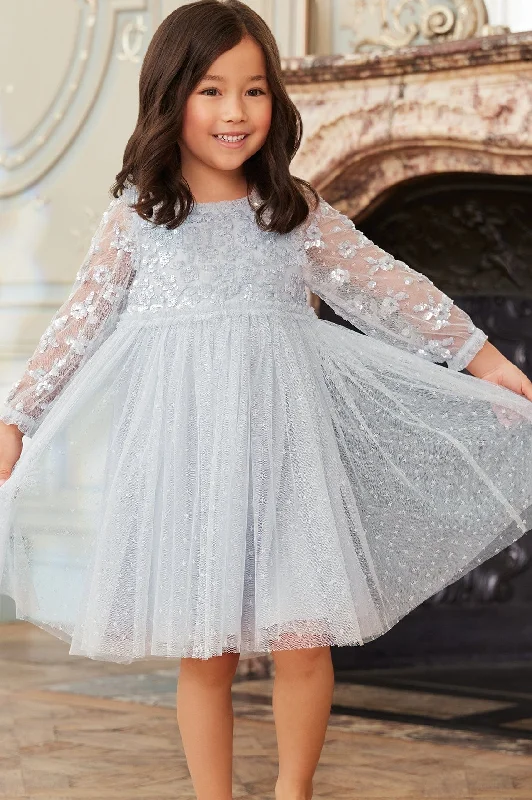 Elegant Clothing For Women Contemporary Elegance Lilybelle Long Sleeve Kids Dress