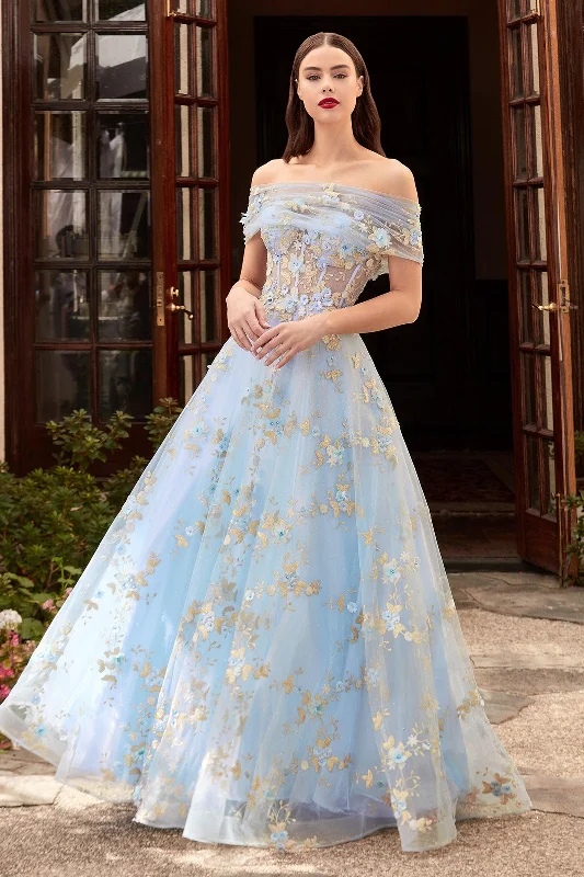 Women's Occasion Wear Apparel Urban Sophistication Cinderella Divine CD963 Strapless Long Prom Dress