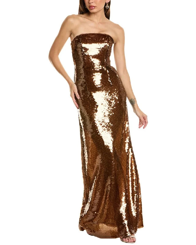 Women's Casual Wear Clothes Limited Quantities Alberta Ferretti Sequin Gown